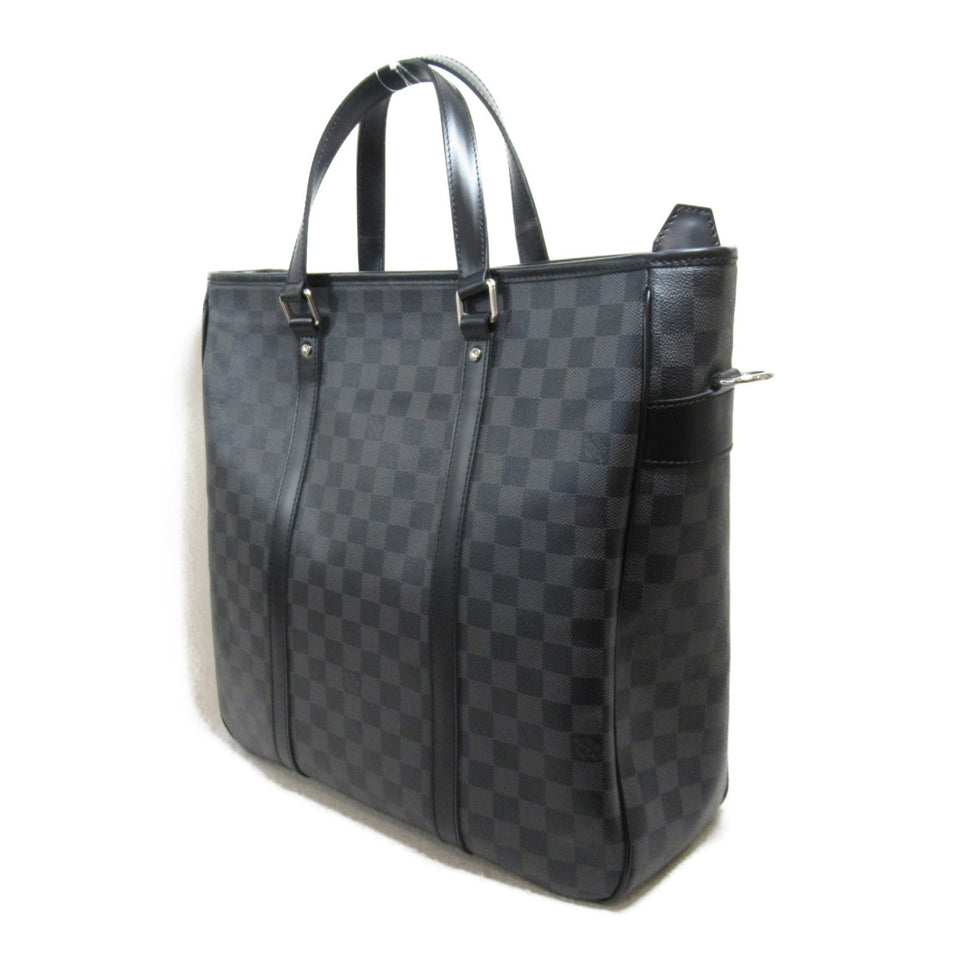 Louis Vuitton Tadao PM business bag Tote Bag Gray Damier graphite PVC coated canvas