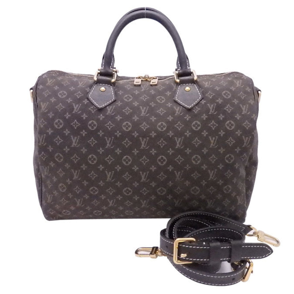 Louis Vuitton 2Way Bag Monogram Ideal Bandolier 30 Brown Canvas Leather Handbag Shoulder Women's Men's