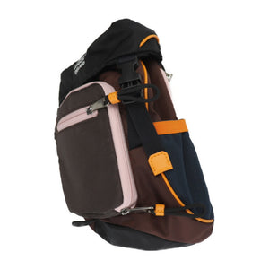 Burberry Black Brown Orange Pink Nylon Pouch Shoulder Bag Sling Bag ( )