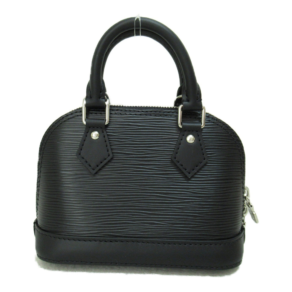Louis Vuitton Nano Alma Black Black Epi Calfskin [cowhide] Handbag