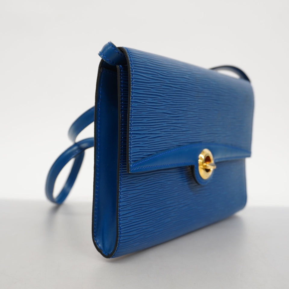 Louis VuittonAuth Epi Arche Women's Shoulder Bag Toledo Blue