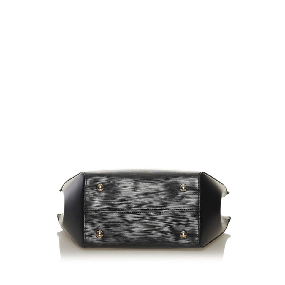 Louis Vuitton Epi Saint-Jacques Tote Bag Noir Black Leather Ladies Louis Vuitton