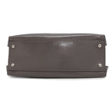 Burberry Gray Leather Handbag Shoulder Bag ( )