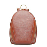 Louis Vuitton Epi Mabillon Backpack Kenya Brown Leather Women's