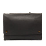 Burberry Black Leather Shoulder Bag ( )