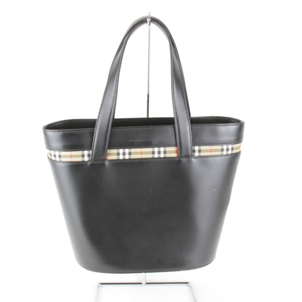 Burberry Black Leather Handbag ( )