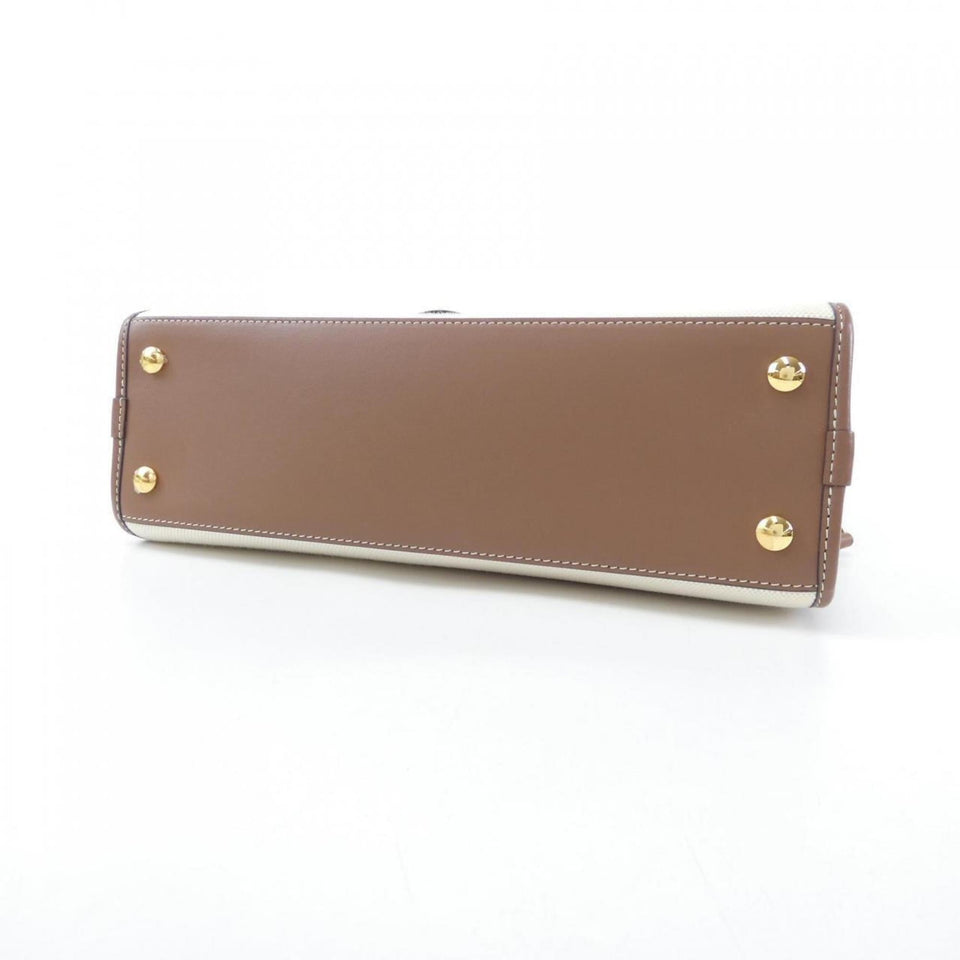 Burberry Beige Brown Handbag ( )