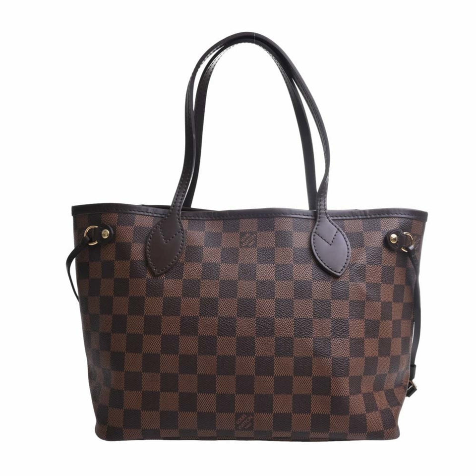 Louis Vuitton Damier Neverfull PM Tote Bag Brown Women's