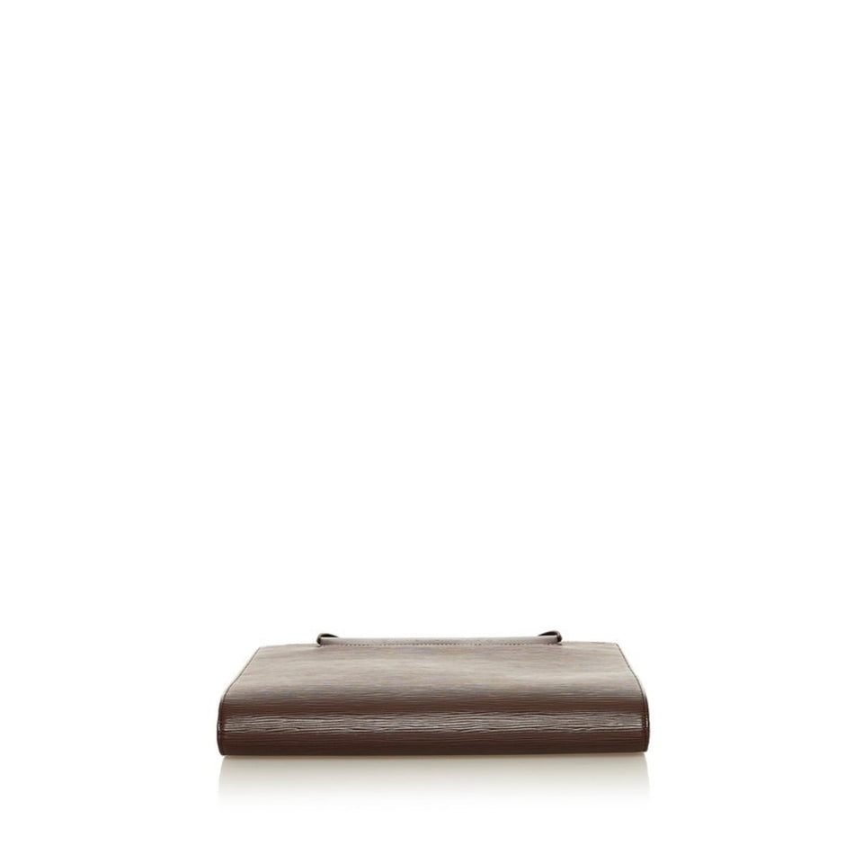 Louis Vuitton Epi Saint-Tropez Handbag Shoulder Bag M5246D Mocha Brown Leather Women's Louis Vuitton