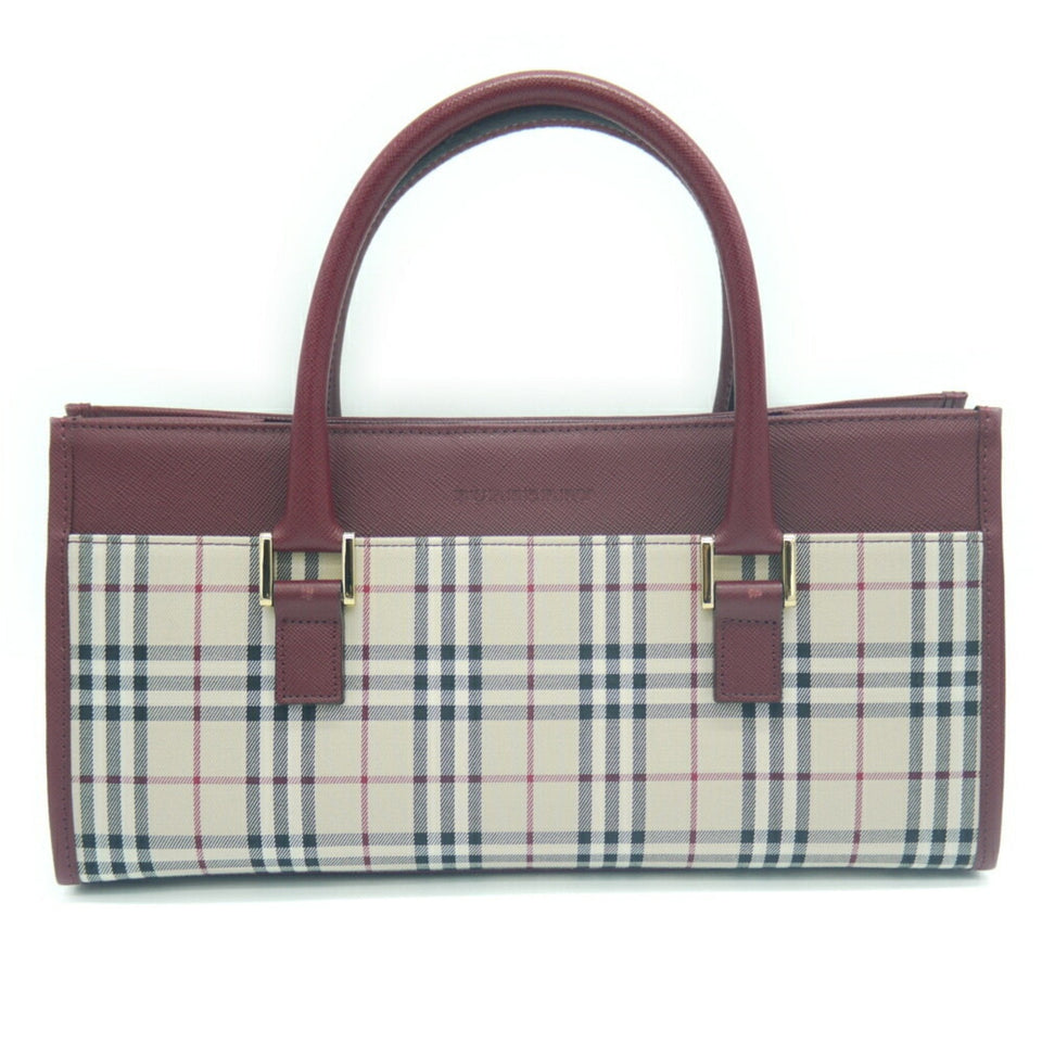 Burberry Canvas Leather Handbag ( )