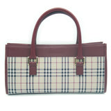 Burberry Canvas Leather Handbag ( )