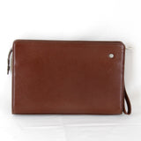 Burberry Brown Leather Clutch Bag ( )