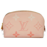 Louis Vuitton Pouch Pochette Cosmetic LV Logo Pink Monogram Empreinte by the Pool Boutonde Rose Women's Clutch