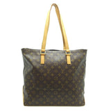 Louis Vuitton Cabas Mezzo Women's Tote Bag Monogram Brown