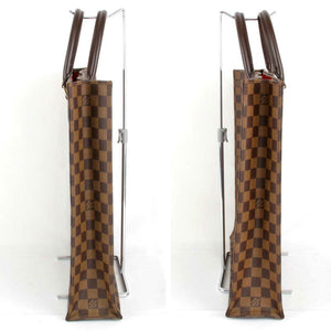 Louis Vuitton Damier Sac Pla Handbag PVC Coated Canvas Ebene Women's