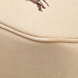 Burberry Beige Brown Canvas Handbag Tote Bag ( )