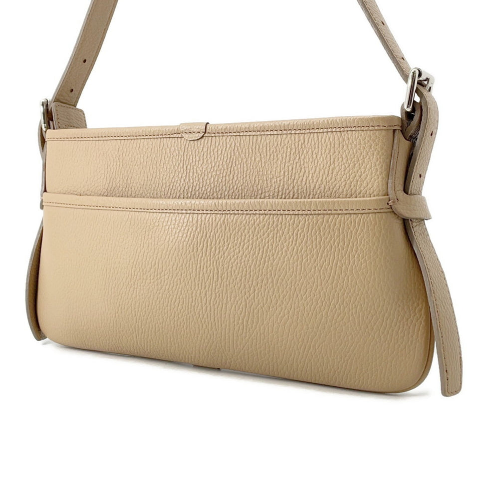 Burberry Beige Leather Shoulder Bag ( )