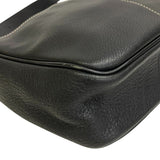 Burberry Burberrys Black Leather Shoulder Bag ( )