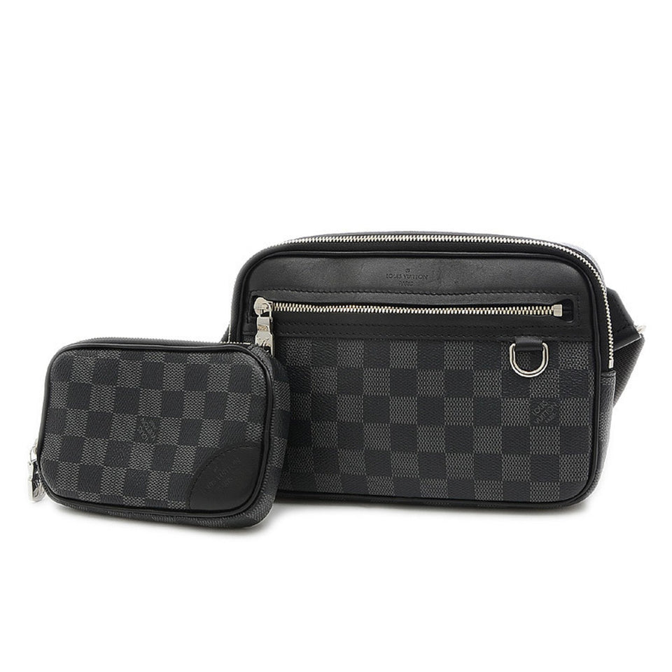 Louis Vuitton Damier Graphite Scott Messenger Shoulder Bag Men's