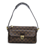 Louis Vuitton Ravello GM Shoulder Bag Brown Ebene Damier PVC coated canvas