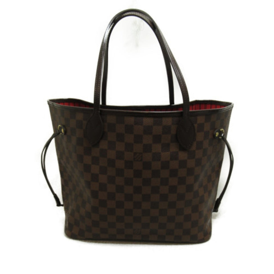 Louis Vuitton Neverfull MM Brown Ebene Damier PVC coated canvas Tote