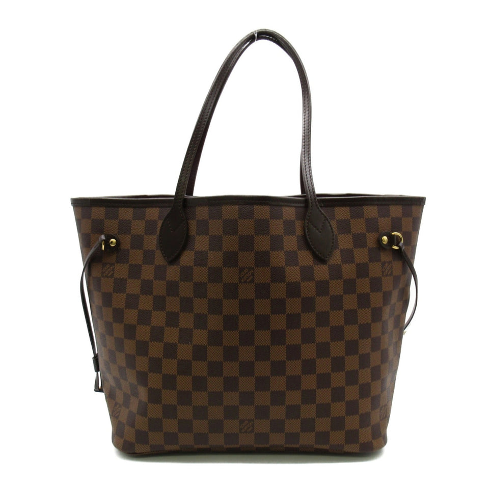 Louis Vuitton Neverfull MM Tote Bag Brown Ebene Damier PVC coated canvas