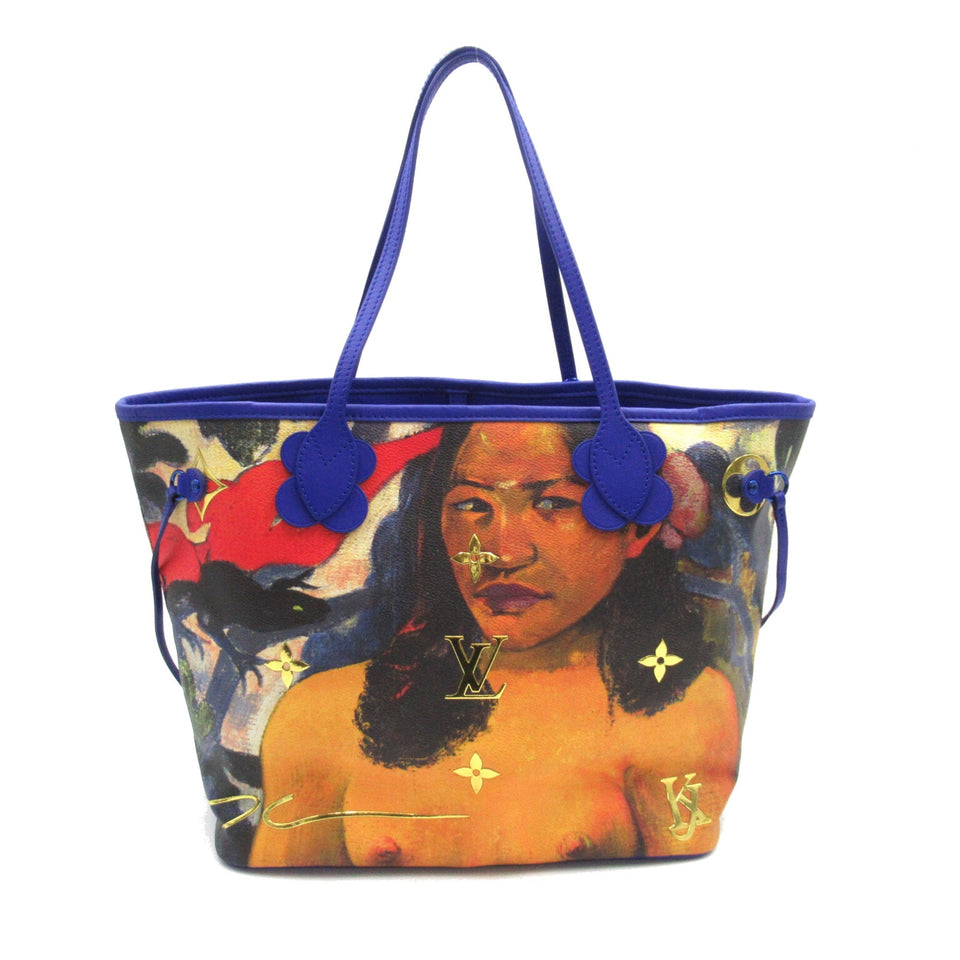 Louis Vuitton Neverfull MM Gauguin Mulch color PVC coated canvas Tote