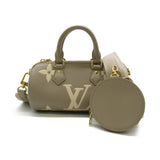 Louis Vuitton Papillon BB Shoulder Bag Beige Turtle claim Monogram empreinte leather