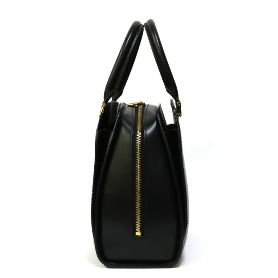 Louis Vuitton Pont Neuf Epi HandBag Leather Black Women's