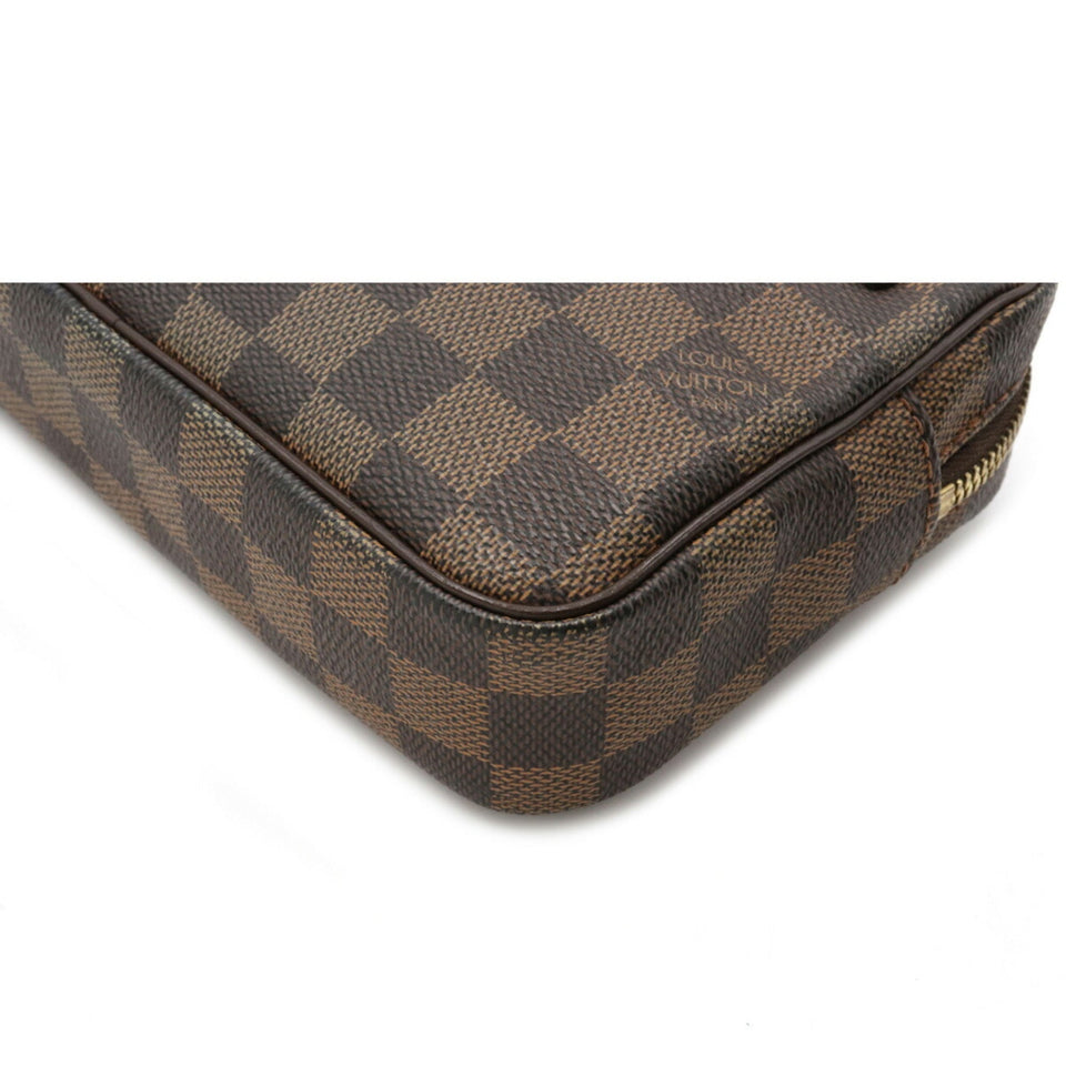 Louis Vuitton Damier Pochette Bie Macau Second Bag Clutch Handbag