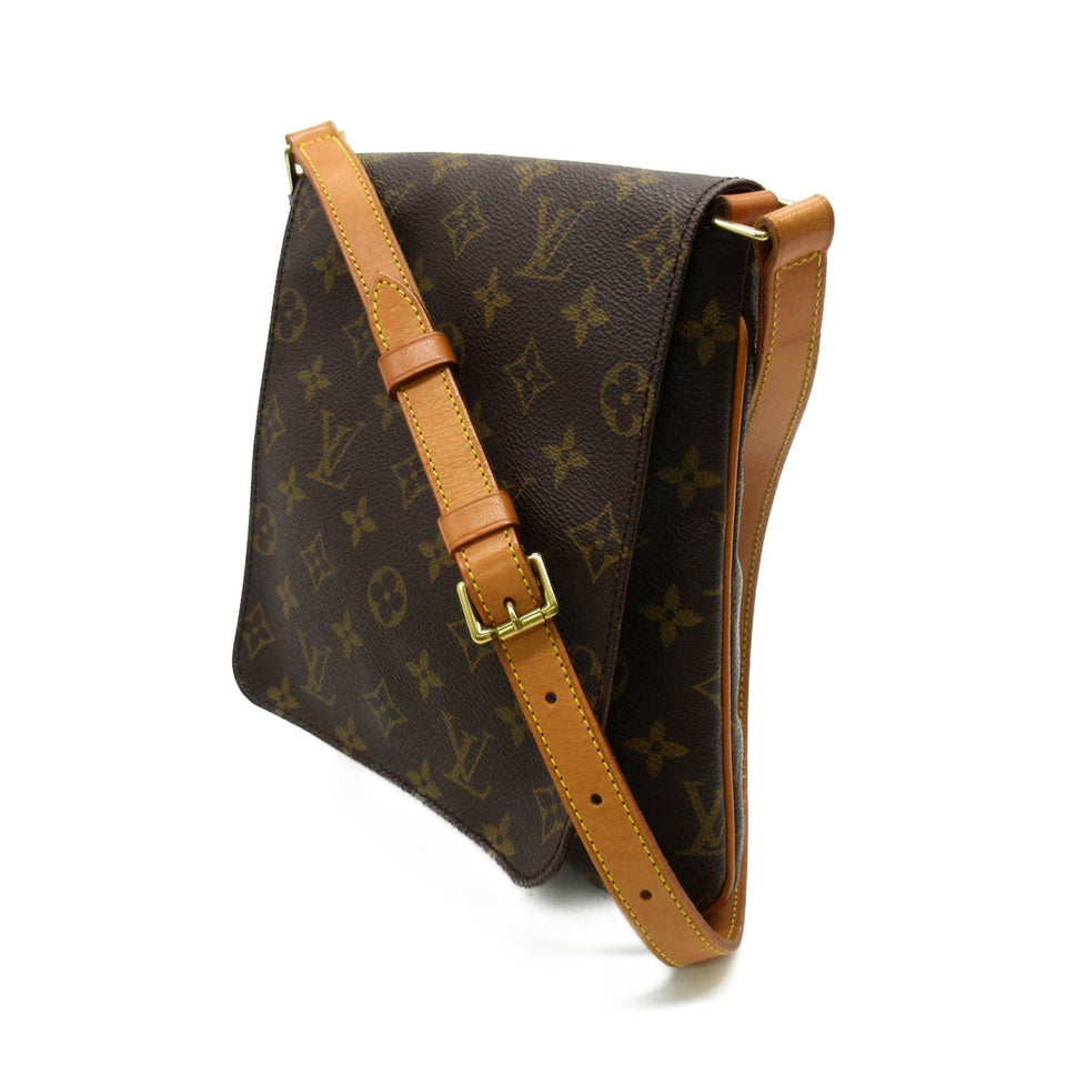 Louis Vuitton Mtte Salsa Short Shoulder Bag Brown Monogram PVC coated canvas