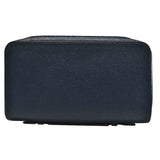 Louis Vuitton Bag Taiga Zippy L Blue Marine Leather Second Organizer Men's
