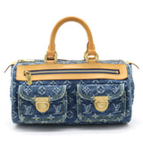Louis Vuitton Monogram Neo Handbag Boston Bag Blue