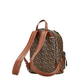 Burberry Brown Pvc Leather Backpack ( )