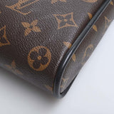Louis Vuitton Monogram Blox Pochette Shoulder Bag Brown/Black/Blue Women's