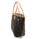 Louis Vuitton Neverfull MM Brown Beige Monogram PVC coated canvas Tote