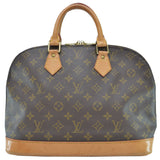 Louis Vuitton Bag Monogram Alma Brown Canvas Handbag Ladies