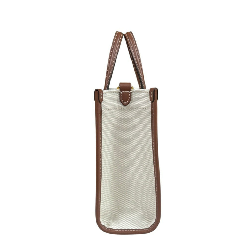 Burberry Brown Cotton Leather Shoulder Bag ( )