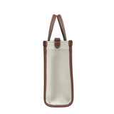 Burberry Brown Cotton Leather Shoulder Bag ( )