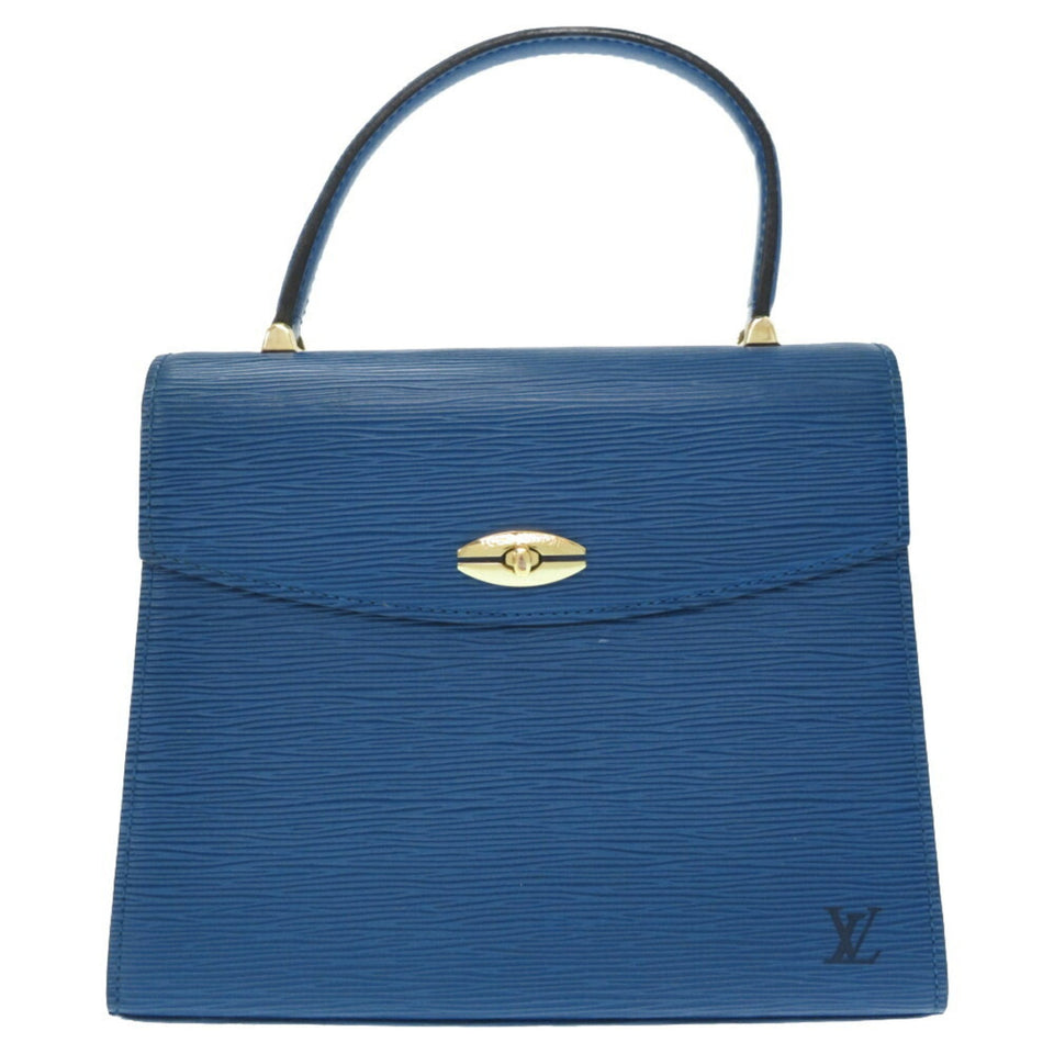 Louis Vuitton Epi Marzelb Handbag Toledo Blue