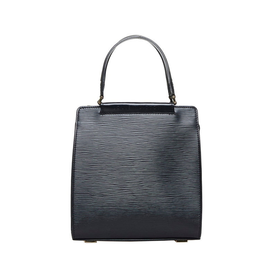 Louis Vuitton Epi Figari PM Handbag Noir Black Leather Ladies