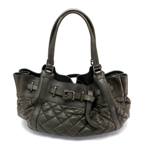 Burberry Brown Leather Tote Bag ( )