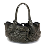 Burberry Brown Leather Tote Bag ( )