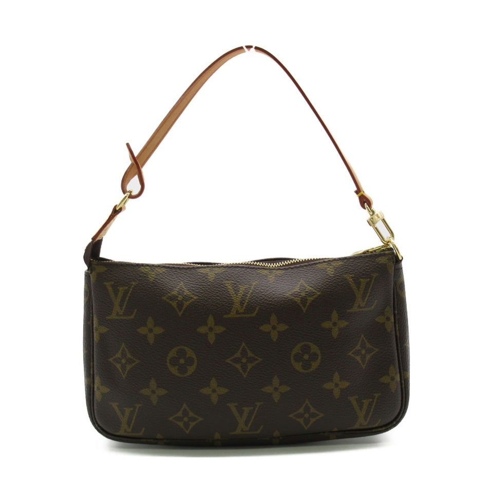 Louis Vuitton Pochette Accessoires Accessory Pouch Brown Monogram PVC coated canvas Clutch