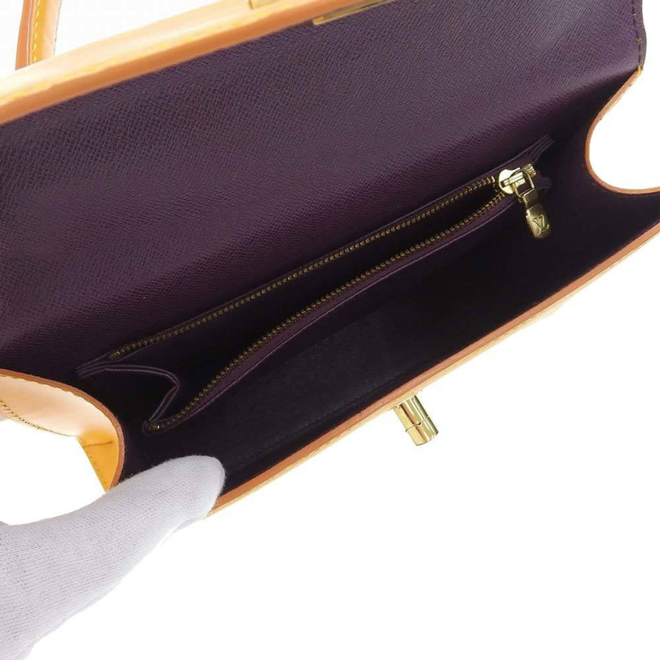 Louis Vuitton Epi Malesherbe Handbag Yellow