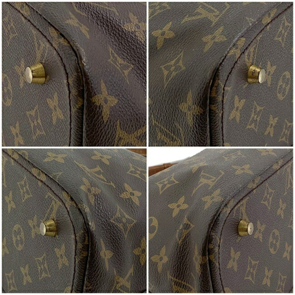 Louis Vuitton Bag Boulogne Brown Monogram Louis Vuitton Sack Sport Pig Leather Ladies