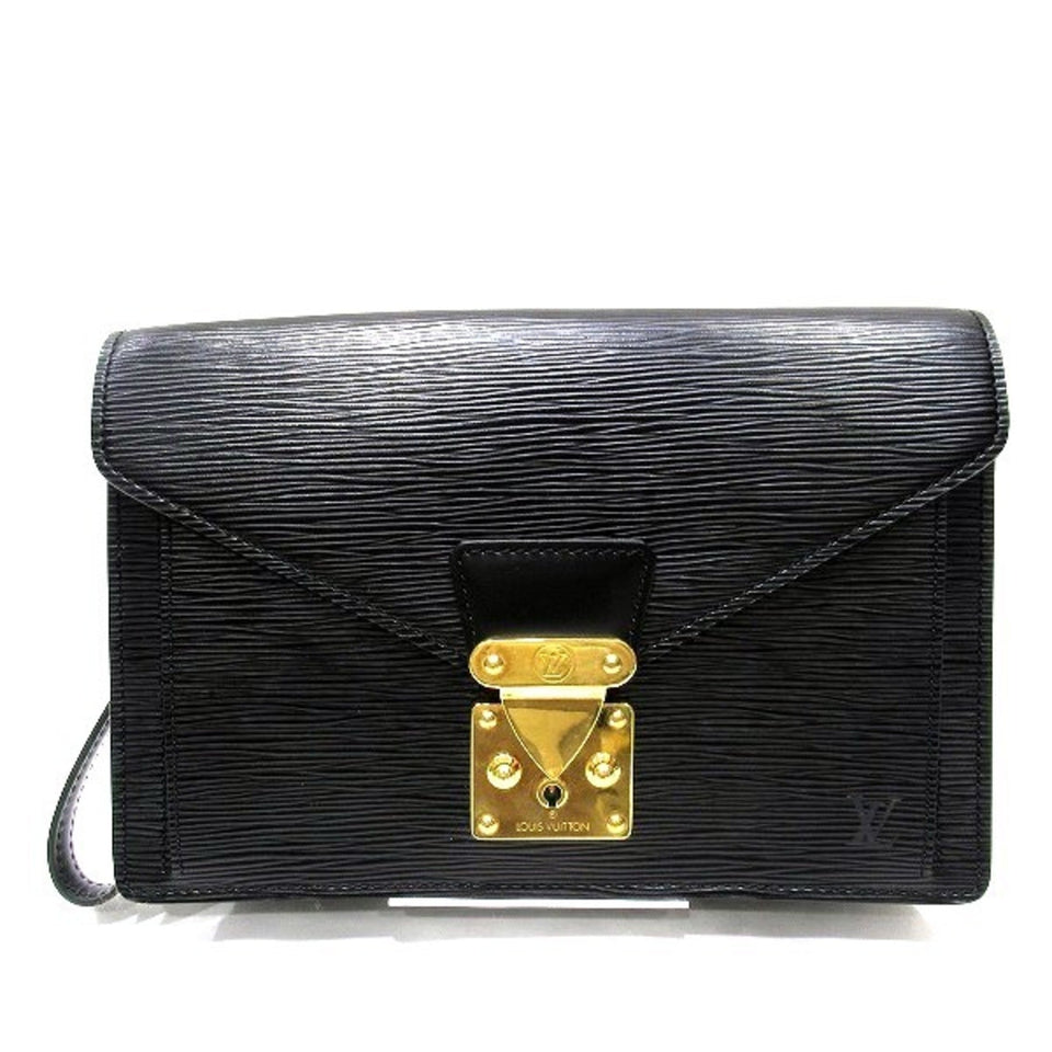 Louis Vuitton Epi Serie Dragonne Noir Bag Clutch Men's