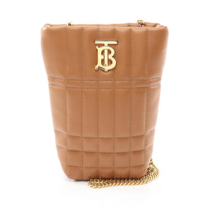 Burberry Brown Leather Shoulder Bag ( )
