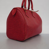 Louis VuittonAuth Epi Women's Handbag Castilian Red