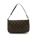 Louis Vuitton Pochette Accessoires Brown Damier PVC coated canvas Clutch
